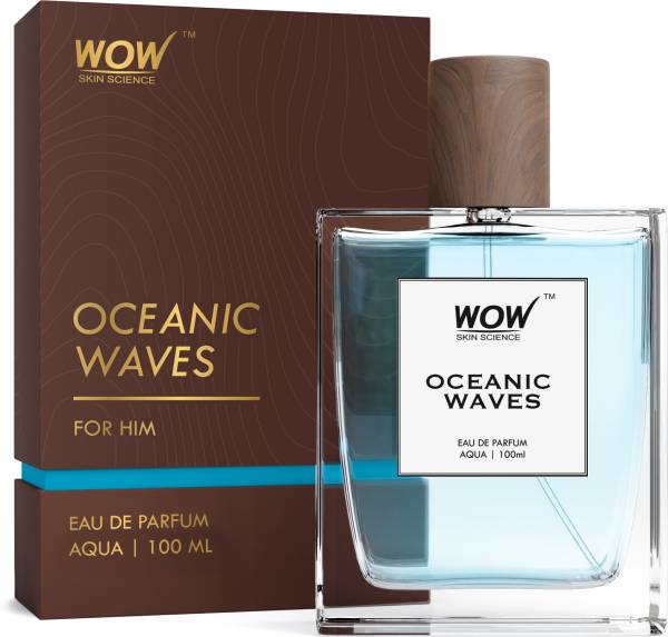 WOW SKIN SCIENCE Oceanic Waves - Aqua Eau De Parfum - Luxury Perfume For Him Eau de Parfum - 100 ml