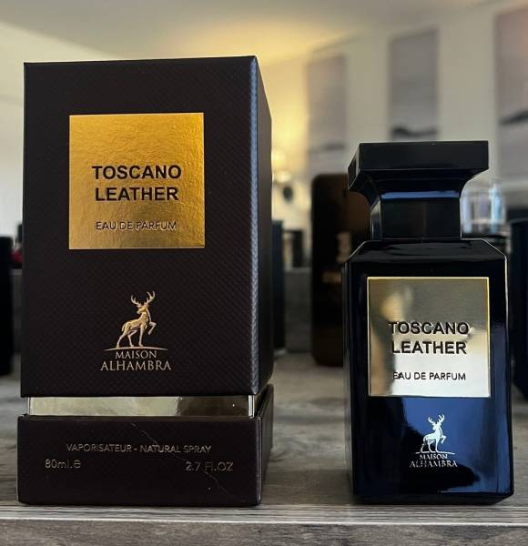 Lattafa Maison Alhambra TOSCANO LEATHER, 80 ml edp for Unisex, Arabic Dubai Fragrance Eau de Parfum - 80 ml