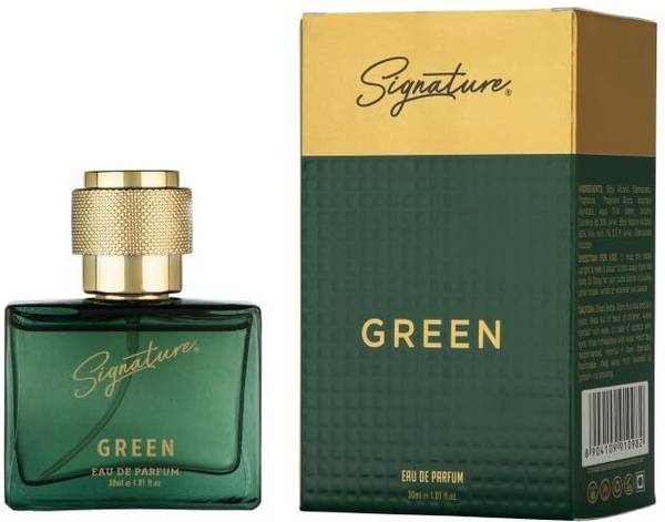 SIGNATURE Premium Green Long Lasting Floral Amber Fragrance - Occasional & Casual Eau de Parfum - 30 ml