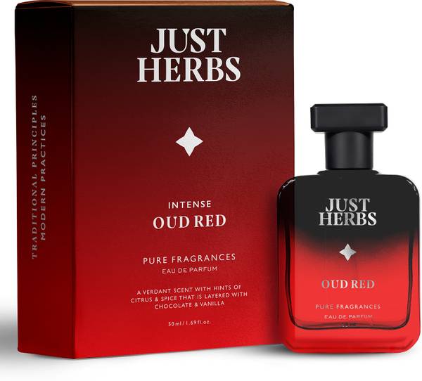 Just Herbs Intense Oud Red Long Lasting Eau de Parfum - 50 ml