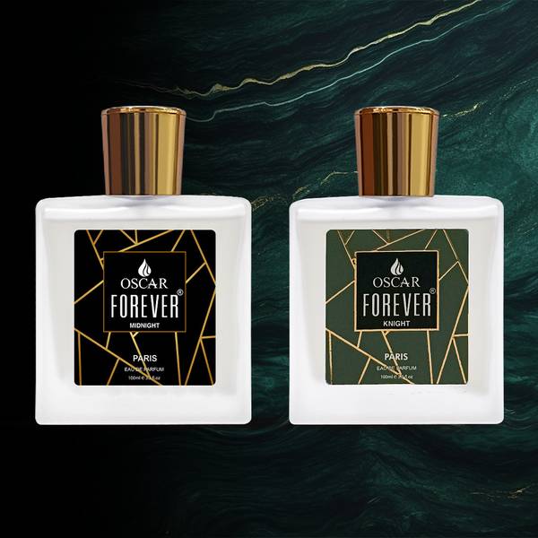 OSCAR Forever Midnight & Forever Knight Perfume Long-Lasting Fragrance|EDP|Pack of 2 Eau de Parfum - 200 ml