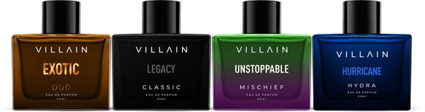 VILLAIN Master Collection Combo Perfume Pack of 4 Eau de Parfum - 50 ml