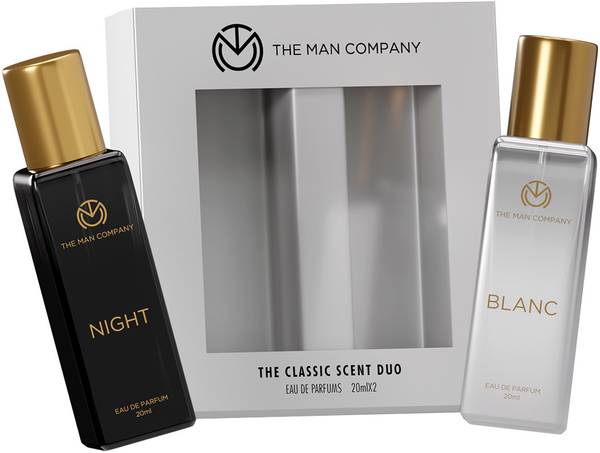 THE MAN COMPANY Signature Perfume Duo 20ml X 2 Pack | Luxury Gift Set for Men Eau de Parfum - 40 ml