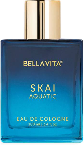 Bellavita SKAI AQUATIC Perfume For Men & Women Eau de Cologne, with Musky & Fresh Scent Eau de Cologne - 100 ml