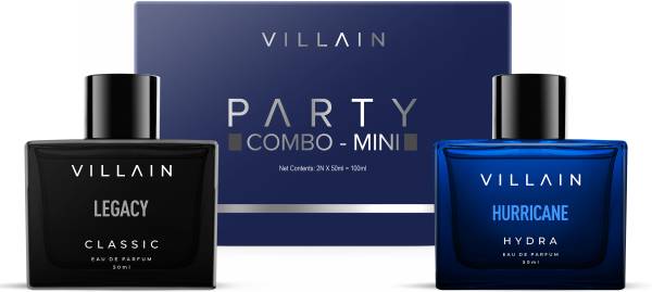 VILLAIN Luxury Party Combo Mini Fragrance Gift Set for Men Eau de Parfum - 100 ml