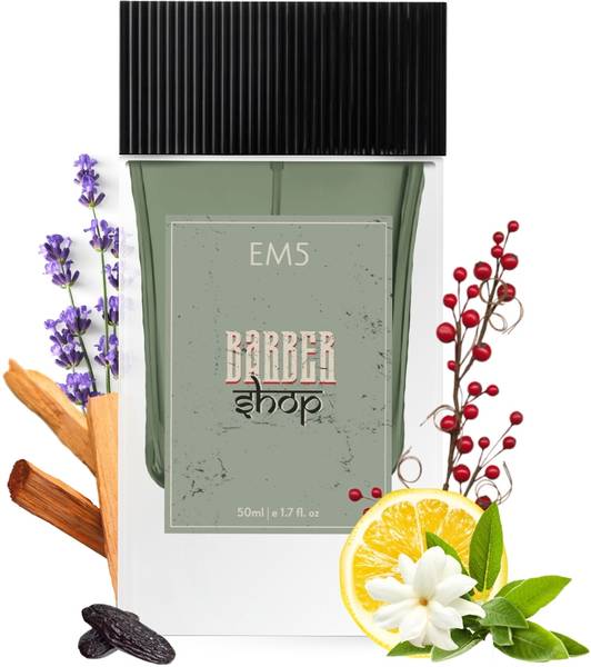 Em5 Barbershop Extrait de Parfum (36%) | Clean, Fresh & Timeless Perfume for Men Extrait De Parfum - 50 ml