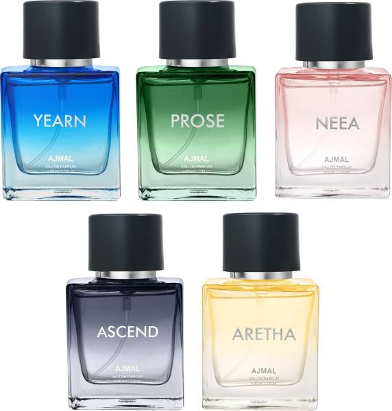 Ajmal NEEA & PROSE & ARETHA & YEARN & ASCEND EDP 50ML For Unisex Perfume - 250 ml
