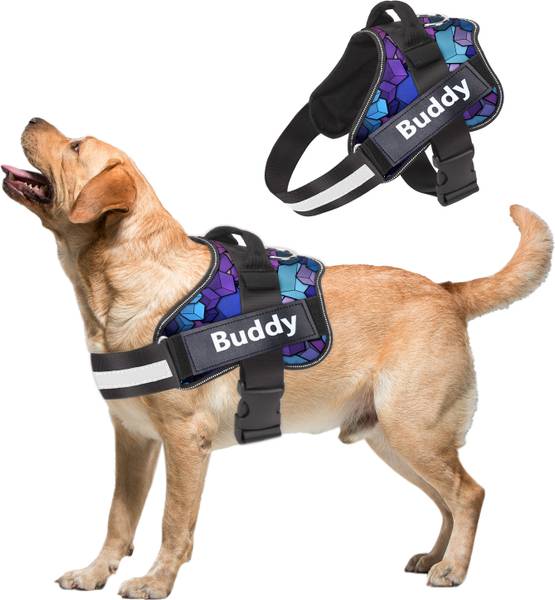 AIK INDIA Dog Harness Chest Body Belt for Large Dogs (for 24-35kg dogs) Dog Reflective and LED Harness