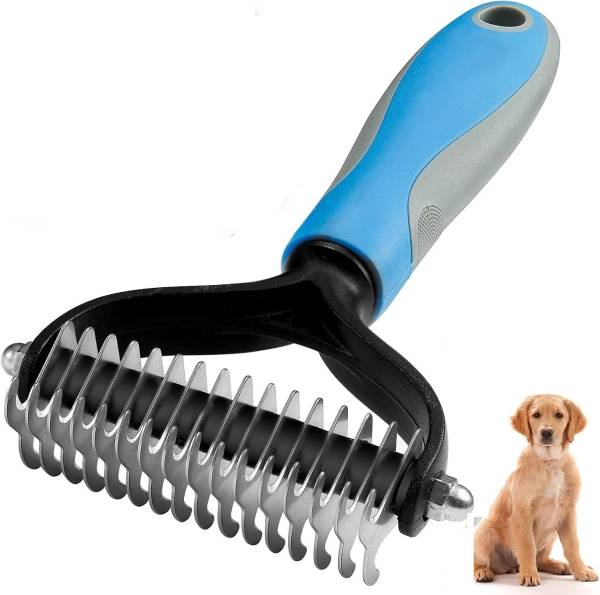 LAKSHMINARAYAN SALES 2 Sided pet hair brush Dematting Brush for Dogs,Dog Hair Brush for Grooming Basic Comb for Dog & Cat