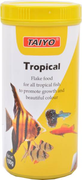 TAIYO Tropical Flake 100g Fish Food 0.1 kg Dry Adult Fish Food