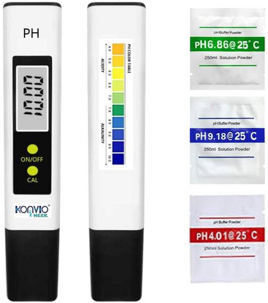 konvio neer Automatic Calibration Pen Type pH Test Meter  0.1pH High Accuracy test kit Digital pH Meter