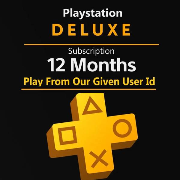 PS PLUS DELUXE Subscription 12 Month Membership (No Code / Profile Given)