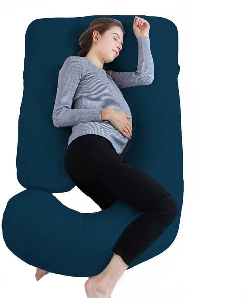 Mom's Moon Microfibre Solid Pregnancy Pillow Pack of 1