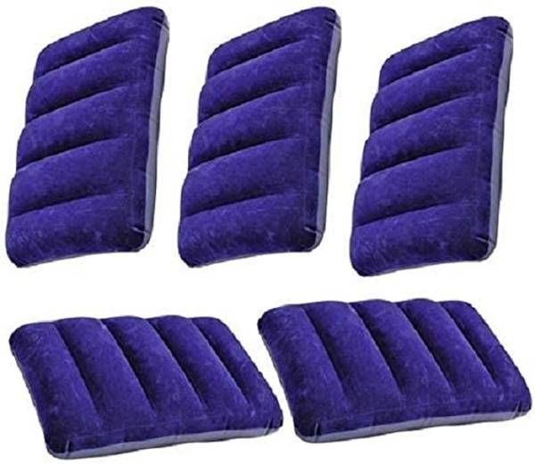 DOLPHIN52 Air Solid Travel Pillow Pack of 5