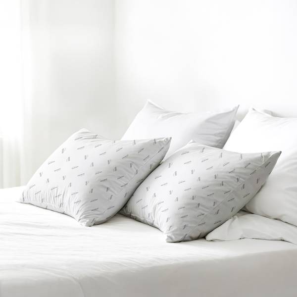 Raymond Home Microfibre Solid Sleeping Pillow Pack of 2