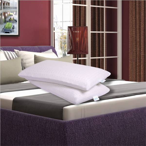 ORGANIC SLEEP Latex Solid Sleeping Pillow Pack of 2