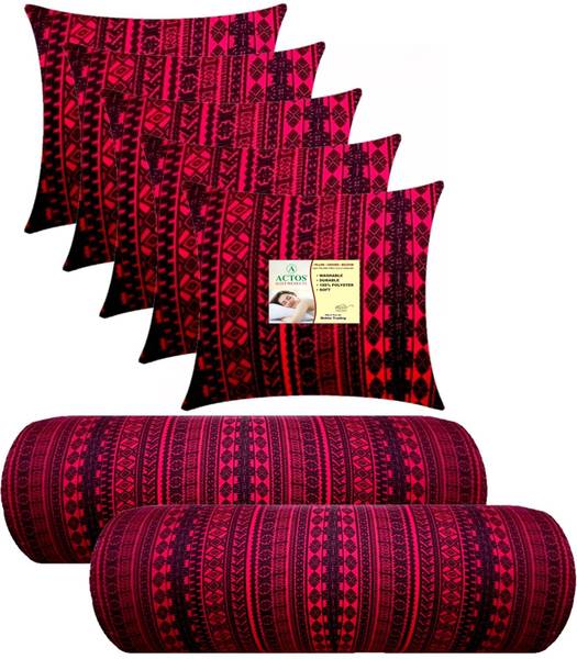 ACTOS Microfibre Geometric Bolster Pack of 7