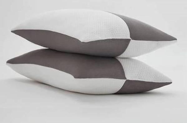 Sleep Yoga home furnising Polyester Fibre, Microfibre Solid Sleeping Pillow Pack of 2
