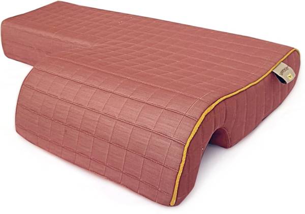 SleepyCat Couple Pillow with arm Hole for Pressure Relief, for Side Sleepers(Left Hand) Memory Foam Solid Sleeping Pillow Pack of 1