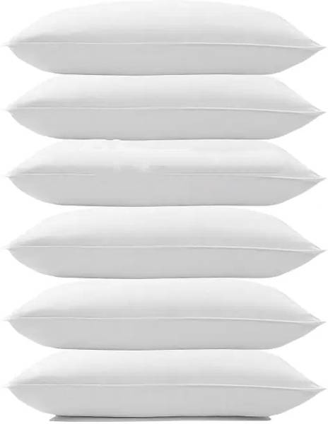 YPOLOIPO LUXURY Polyester Fibre Abstract Sleeping Pillow Pack of 6