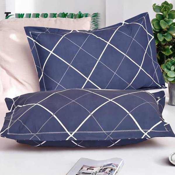 TWIROX LUXURY Cotton Solid Sleeping Pillow Pack of 2