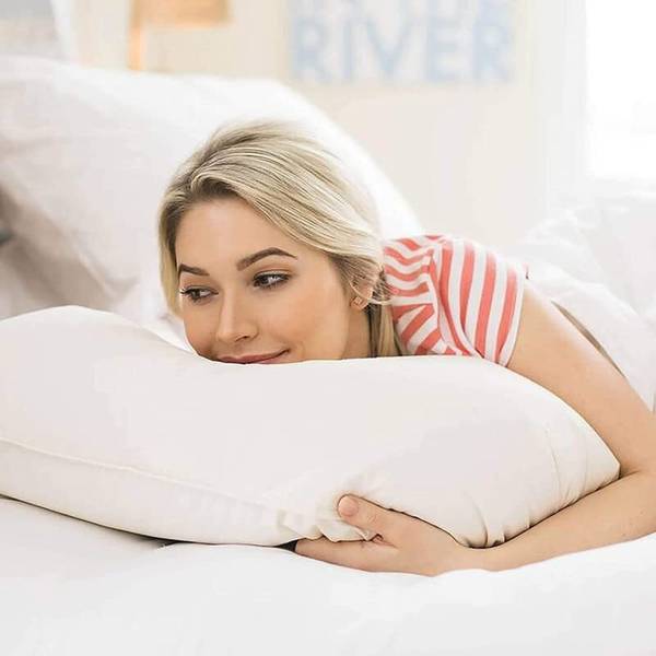 saniya corporation Microfibre Solid Body Pillow Pack of 1