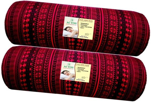 ACTOS Round Microfibre Geometric Bolster Pack of 2