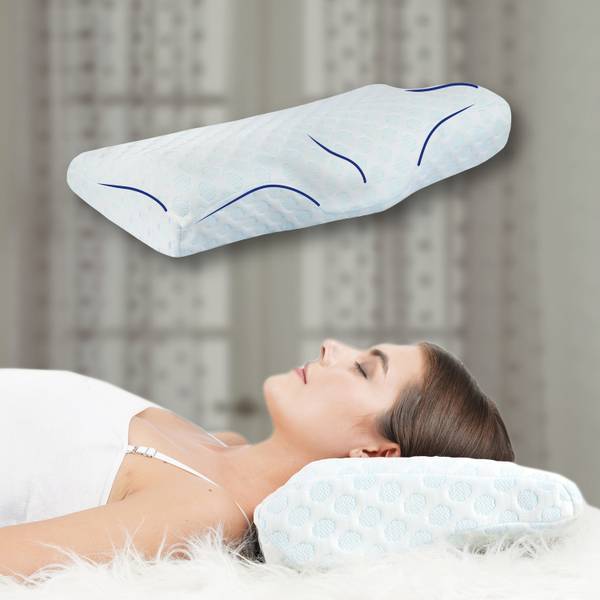Dormyo Dormyo Ergo flex Butterfly Contour Memory Foam Geometric Orthopaedic Pillow Pack of 1
