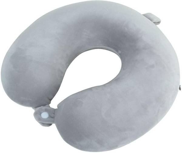 YASHTU Microfibre Solid Travel Pillow Pack of 1