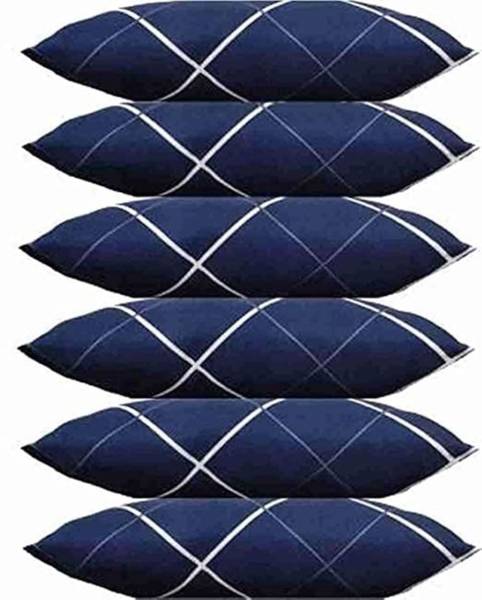 STOMIA Polyester Fibre Solid Sleeping Pillow Pack of 6