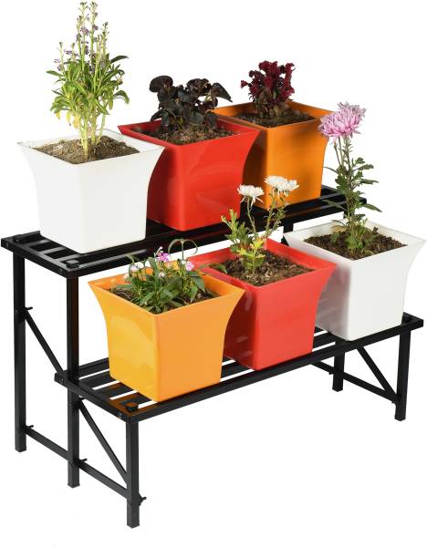 PALOMINO Indoor/Outdoor Flower Pot Stand|Plant Stand|Gamla Stand|Pot Stand for Home Plant Container Set