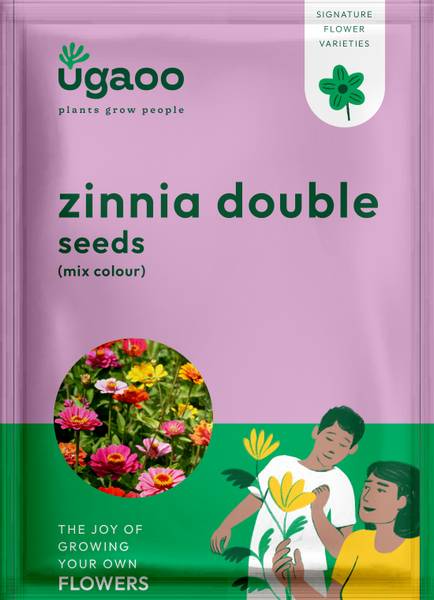 UGAOO Zinnia Double Flower Seeds Seed