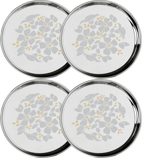 Snapple Stainless Steel Classic Designer Thali / Khumcha / Dinner Plate