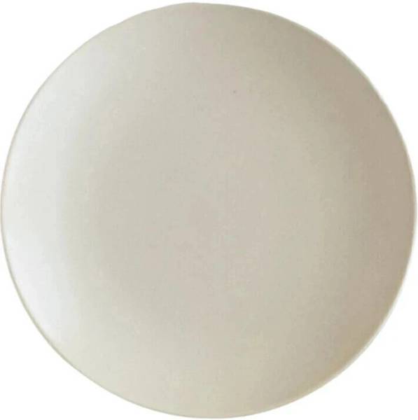 Claymistry Ceramic Dinner & Snacks Quarter Serving Plate, Set of 1 | 18cm * 18cm * 2cm | Quarter Plate