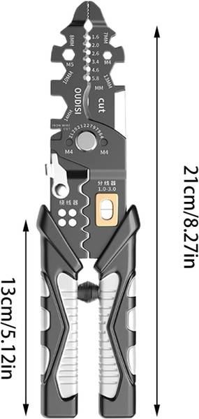 Flipkart SmartBuy 25-in-1 Wire Stripper, Multifunctional Wire Stripping Tool Groove Plier