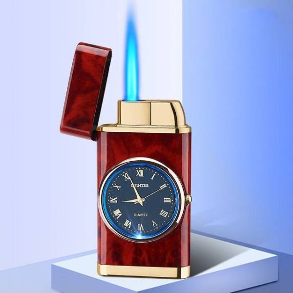 wild world Maroon Clock Lighter Military Royal Maroon Lighter Pocket Lighter