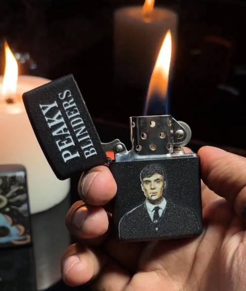Karlaa Flames Peaky Blinder Lighter for smoking Refillable Windproof cigarette lighter Zippo Lighter Pocket Lighter