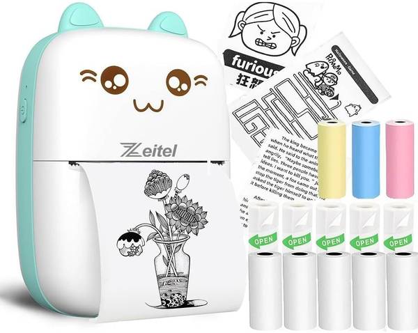 Esta Mini Portable Thermal Printer Wireless Bluetooth Pocket Label, Photo Printer POCKET PRINTER