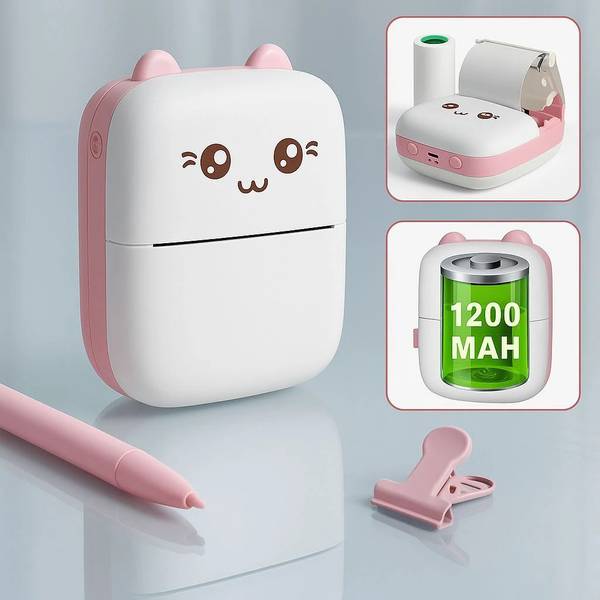 Nandi Print Picture Mini pocket Printer Portable Thermal Printer Printer