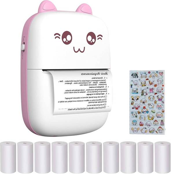 EVAAENTERPRISES Wireless Bluetooth Mini Printer for Thermal Receipt-Label Printer Pocket printer