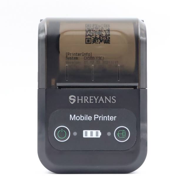 Shreyans 2inch Thermal Receipt Printer with long battery life Bluetooth Printer
