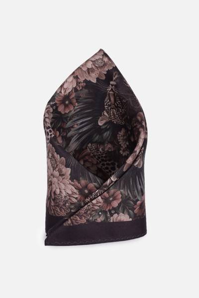 VAN HEUSEN Printed Polyester Viscose Blend Pocket Square