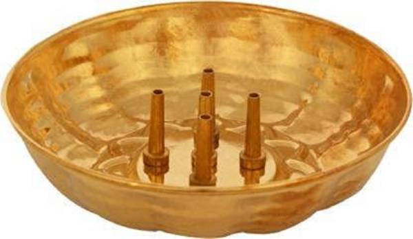 FuerDanni Incense Holder Brass Agarbatti Stand Holder Ash Home Office Brass 1Pieces Gold Brass Incense Holder
