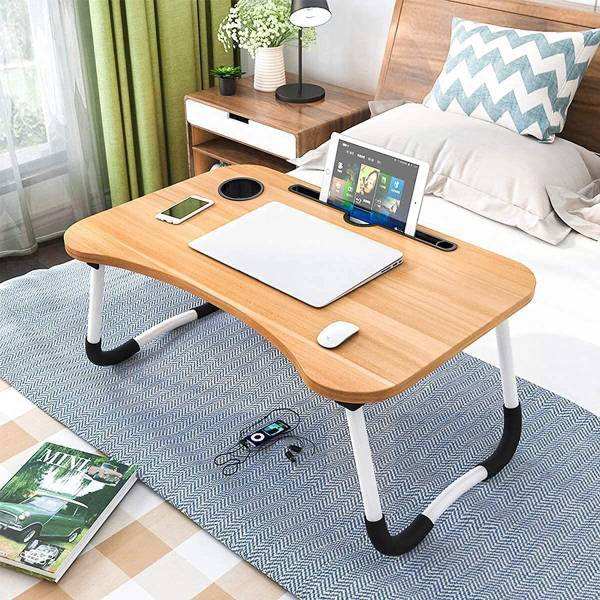 Flipkart Perfect Homes Studio Wood Portable Laptop Table