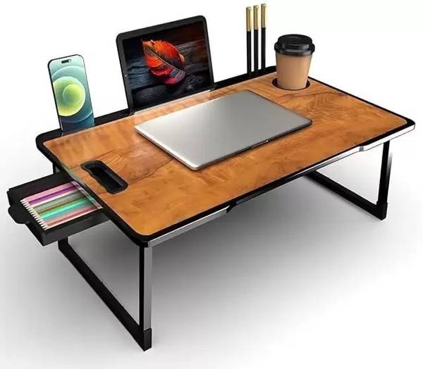 Flipkart Perfect Homes Studio Wood Portable Laptop Table
