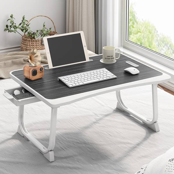 Flipkart Perfect Homes Studio Wood Portable Laptop Table (Finish Color