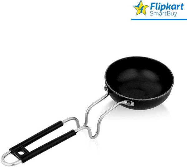 Flipkart SmartBuy Superior Quality Heavy Base Iron Tadka Pan [12 cm] 3 - Long Handle Tadka Pan 12 cm diameter 0.5 L capacity