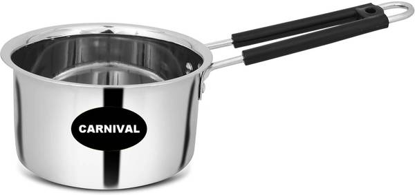 CARNIVAL Heavy Gauge Stainless Steel Milk Pan/Saucepan/Tea Pan/Milk Pot/Sauce Pot 1200 ml Sauce Pan 16 cm diameter 1.2 L capacity