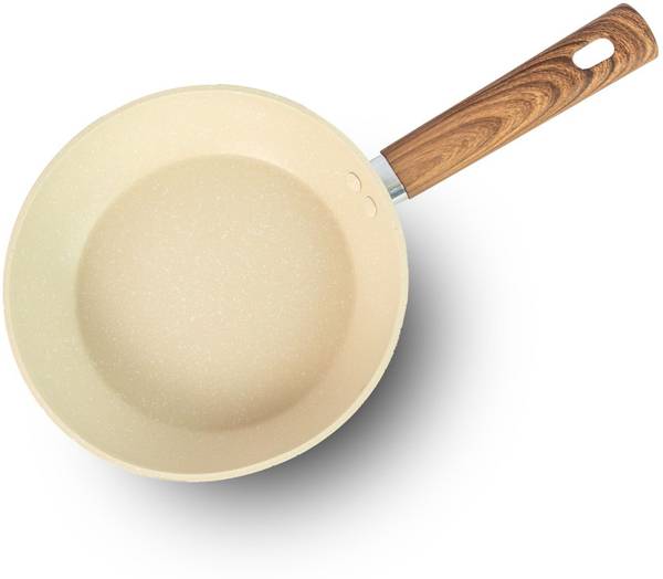 VDNSI Non Stick Frying Pan, Granite Omlette Egg Pan, Induction & Gas Fry Pan, Fish Pan Fry Pan 20 cm diameter 1.5 L capacity