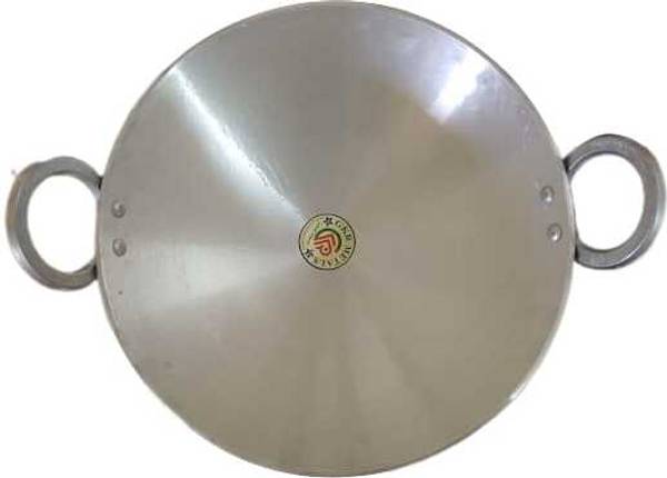GKR METALS High quality kadai with Food grade material used Kadhai 33.9 cm diameter 4.9 L capacity
